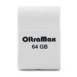 USB-флешка OltraMax 70 64 ГБ, белый