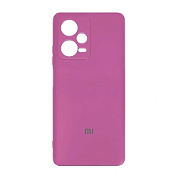 Клип-кейс (накладка) для Xiaomi Redmi Note 12 Pro Plus силикон, розовый
