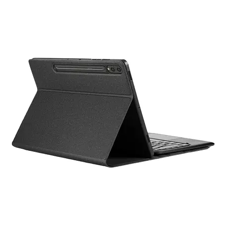 Чехол-клавиатура c отделением под стилус Dux Ducis Magnetic Keyboard для Samsung Galaxy Tab S9 Plus / S9 FE Plus / S10 Plus полиуретан, поликарбонат, чёрный - 2