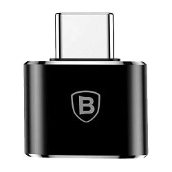 Адаптер-переходник Baseus OTG (USB to Type-C) чёрный