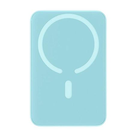 Внешний аккумулятор с беспроводной зарядкой Baseus Magnetic Mini Wireless Fast Charge 10000 мАч 20 Вт голубой - 2
