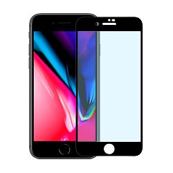 Защитное стекло Mocoll Kyanite Series (2nd Gen) 2.5D для Apple iPhone 7 / 8 / SE 2020 / 2022, черная рамка