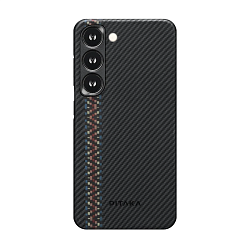 Клип-кейс (накладка) Pitaka Fusion Weaving MagEZ Case 3 для Samsung Galaxy S23 кевлар (арамид), "рапсодия"