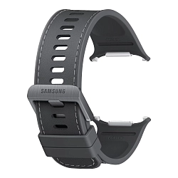 Ремешок Samsung PeakForm Band для Samsung Galaxy Watch Ultra / Ultra 2 искусственная кожа, силикон, сталь чёрный