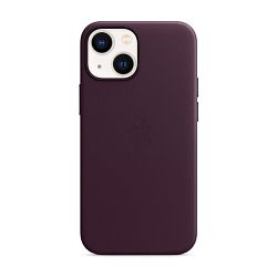 Клип-кейс (накладка) Apple Leather Case MagSafe для Apple iPhone 13 Mini кожа, Dark Cherry