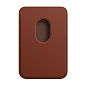 Кардхолдер Leather Wallet with Magsafe для Apple iPhone искусственная кожа, тёмно-коричневый - 2