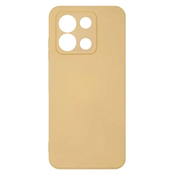 Клип-кейс (накладка) Silicone cover закрытый для Xiaomi Poco X6 Pro 5G силикон, жёлтый