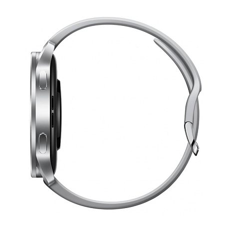 Умные часы Xiaomi Watch S3 серебристый (серебристый ремешок) - 3