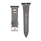 Ремешок CG Mobile Lagerfeld PU Saffiano Karl head для Apple Watch 38 / 40 / 41 / 42mm искусственная кожа серебристый