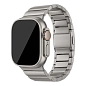 Блочный браслет uBear Grade для Apple Watch 46 / 49mm титан "натуральный титан"