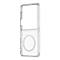 Клип-кейс (накладка) uBear Real Mag Case для Samsung Galaxy Z Flip 7 поликарбонат, термополиуретан, прозрачный