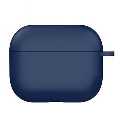 Кобура Silicon Protection Case для Apple AirPods 3 силикон, тёмно-синий
