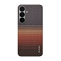 Клип-кейс (накладка) Pitaka Tactile Woven Case для Samsung Galaxy S25 кевлар (арамид), "закат"