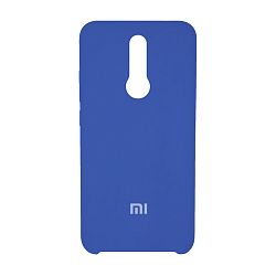 Клип-кейс (накладка) Silicone cover для Xiaomi Redmi 8 силикон, синий