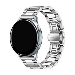 Браслет для Samsung Watch 22mm сталь серебристый