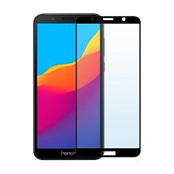 Защитное стекло 3D Classic для Honor 7a / Huawei Y5 2018, черная рамка