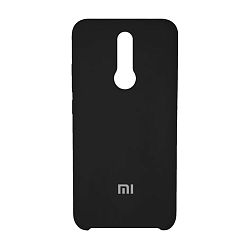 Клип-кейс (накладка) Silicone cover для Xiaomi Redmi 8 силикон, чёрный