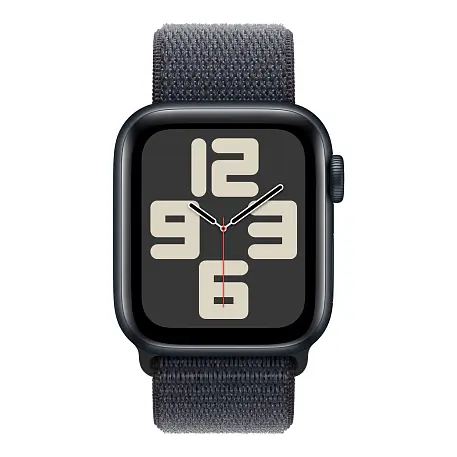Умные часы Apple Watch SE (2024) 40mm GPS Midnight Aluminium Case Ink Sport Loop One Size - 2