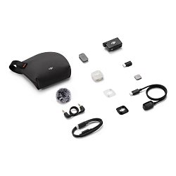 Микрофон беспроводной DJI MIC Mini 2S (1 TX  + 1 RX), чёрный