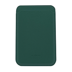 Кардхолдер K-DOO Mag Leather Wallet для Apple iPhone кожа, тёмно-зелёный
