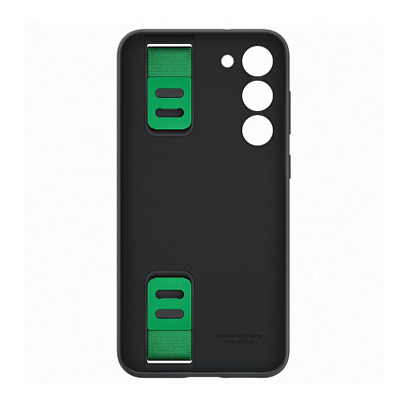 Клип-кейс (накладка) Samsung Silicone Grip Case для Samsung Galaxy S23 Plus поликарбонат, силикон, чёрный - 3