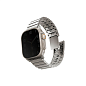 Блочный браслет UNIQ Strova Mag для Apple Watch 44 / 45 / 46 / 49mm сталь