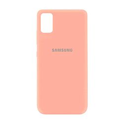 Клип-кейс (накладка) Silicone cover для Samsung Galaxy A41 силикон, розовый