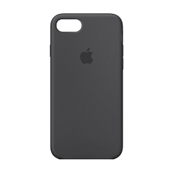 Клип-кейс (накладка) Apple Silicone Case закрытый для Apple iPhone 7 / 8 / SE 2020 / 2022 силикон, чёрный