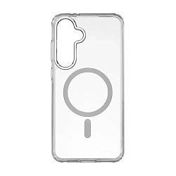 Клип-кейс (накладка) uBear Real Mag Case для Samsung Galaxy S24 FE поликарбонат, термополиуретан, прозрачный