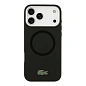 Клип-кейс (накладка) CG Mobile Lacoste Liquid Silicone Magsafe для Apple iPhone 17 Pro силикон, чёрный