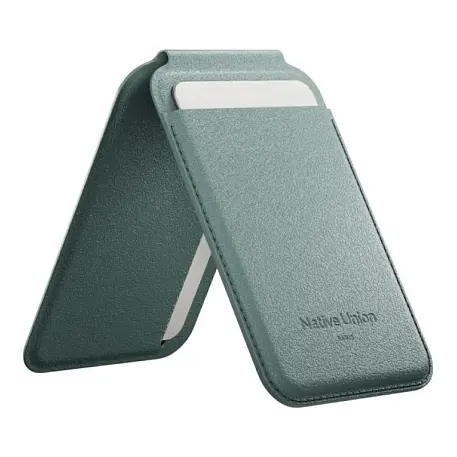Кардхолдер с функцией подставки Native Union Active Wallet Stand зелёный - 2
