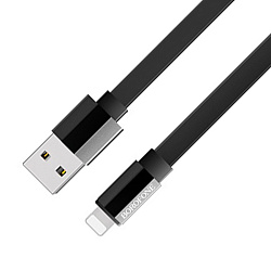 Дата-кабель Borofone BU8 Lightning 1.2 м, чёрный