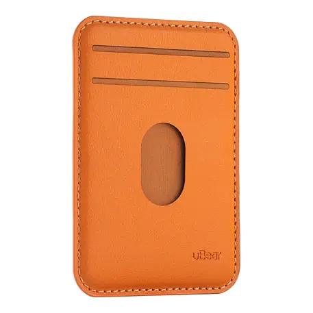 Кардхолдер uBear Split для Apple iPhone экокожа, оранжевый - 3