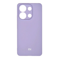 Клип-кейс (накладка) Silicone cover закрытый для Xiaomi Redmi Note 13 Pro 5G / Poco X6 5G силикон, лавандовый