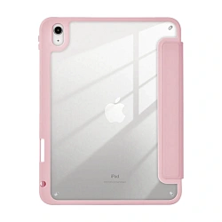Чехол-книжка WIWU Protective Case JD-105 для Apple iPad 10.9" (2022) / Apple iPad 11 (2025) искусственная кожа, розовый