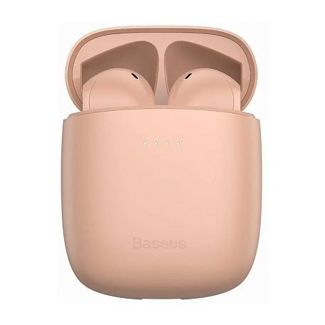 Беспроводные наушники Baseus Encok W04 Pro персиковый - 3