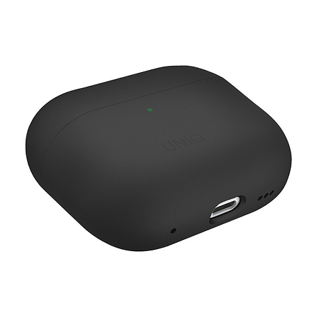 Кобура UNIQ Lino для Apple AirPods Pro 2 поликарбонат, силикон, серый - 2