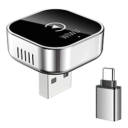 Адаптер Bluetooth WIWU CarPlay Wireless Adapter серебряный