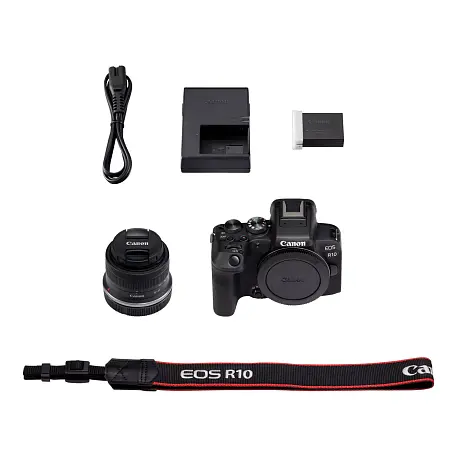 Фотоаппарат Canon EOS R10 Kit RF-S 18-45mm F4.5-6.3 IS STM чёрный - 8