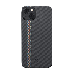 Клип-кейс (накладка) Pitaka Fusion Weaving MagEZ Case 3 для Apple iPhone 14 Plus кевлар (арамид), "рапсодия"