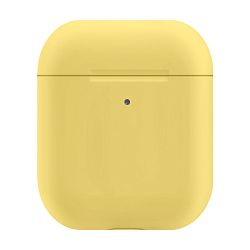 Кобура Case Protection для Apple AirPods 2018 / 2019 силикон, жёлтый