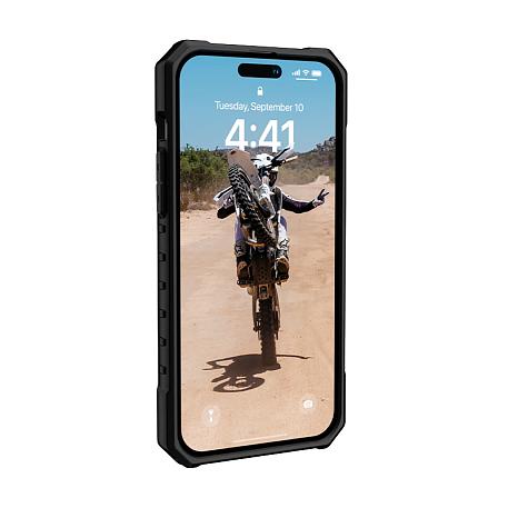 Клип-кейс (накладка) UAG Pathfinder Magsafe для Apple iPhone 14 Pro Max поликарбонат, оливковый - 3
