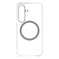 Клип-кейс (накладка) Samsung Clear Magnet Case для Samsung Galaxy S25 Plus полиуретан, поликарбонат, алюминий, прозрачный
