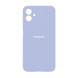 Клип-кейс (накладка) Silicone cover закрытый для Samsung Galaxy A06 силикон, лавандовый