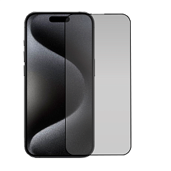 Защитное стекло Mocoll Golden Shield Series Privacy 2.5D для Apple iPhone 15 Pro, черная рамка