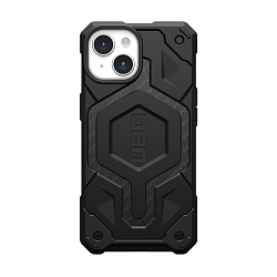 Клип-кейс (накладка) UAG Monarch Pro Magsafe для Apple iPhone 15 полиуретан, поликарбонат, карбон, чёрный