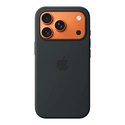 Клип-кейс (накладка) Apple Silicone Case MagSafe для Apple iPhone 17 Pro силикон, Black