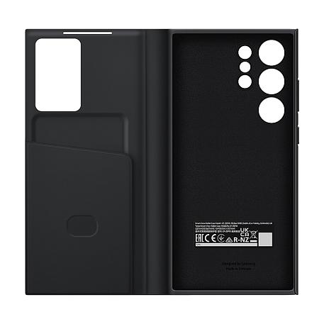 Чехол-книжка Samsung Smart View Wallet Case для Samsung Galaxy S23 Ultra полиуретан, поликарбонат, чёрный - 4