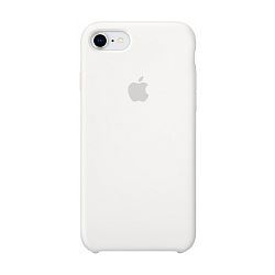 Клип-кейс (накладка) Apple Silicone Case для Apple iPhone 7 / 8 силикон, White