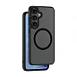 Клип-кейс (накладка) Deppa Silk Frost Magsafe для Samsung Galaxy S25 поликарбонат, затемнённый